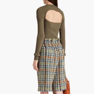 Remain Birger CHristensen Basel cutout ribbed-knit sweater